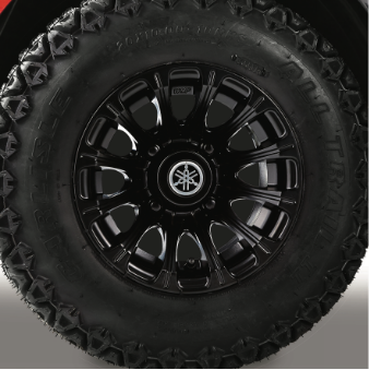 10" 12-Spoke J-Series All-Terrain Satin Black Alloy Wheels  